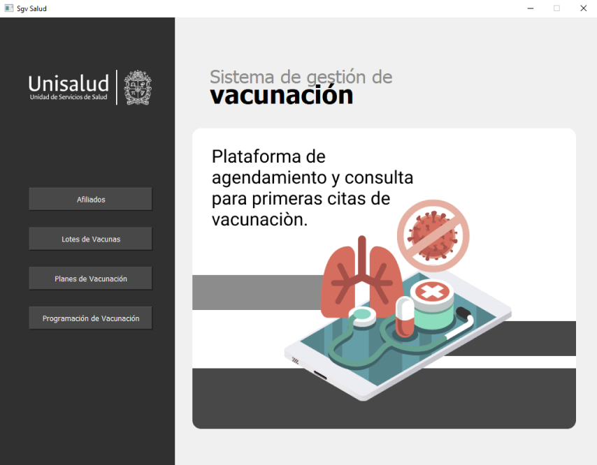 SVG Unisalud app screenshot